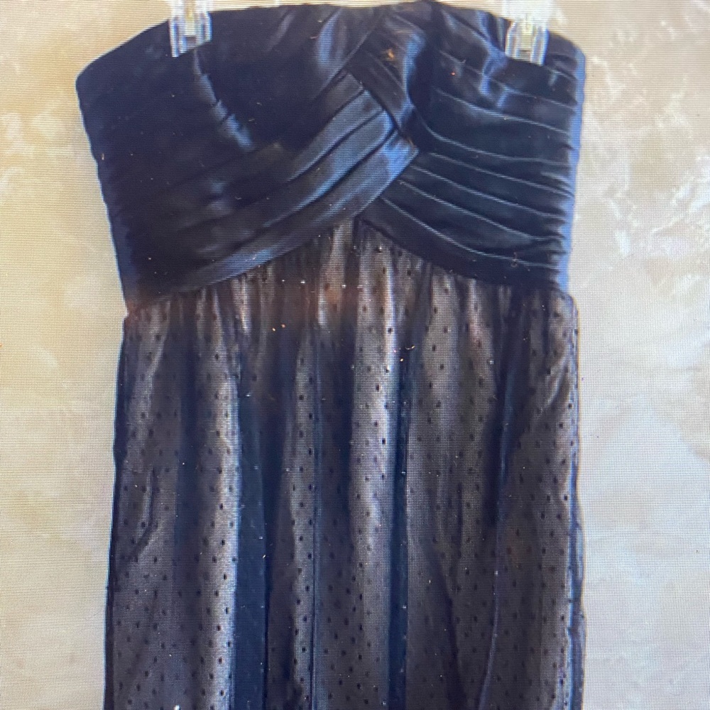 NWT Carmen Marco Valvo Strapless Cocktail Dress